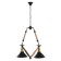 Maidi chandelier 2he27 Black 55x22x61cm Bayerlux