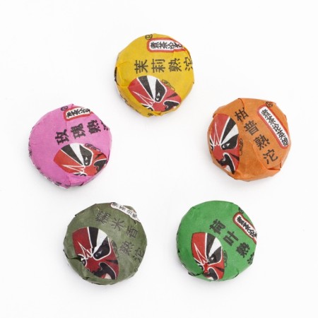 Chinese softened tea “Shu puer. Assorted”, 5 species, 250 g, Yunnan-3