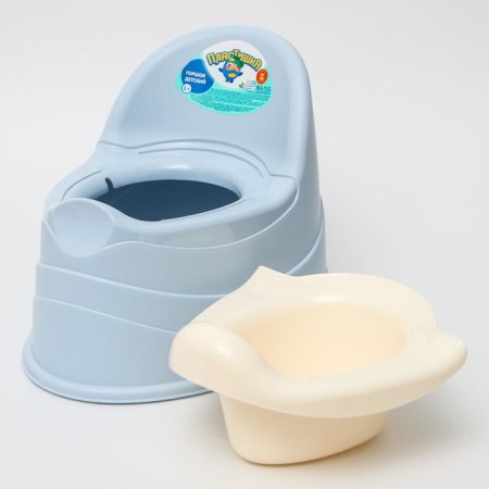 Two-color pot, light blue color-2