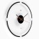Watch wall, interior "minimalism", D-39 cm, silent