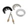 ACCOONA A3040 bidetor, single -leaf, silumin, chrome