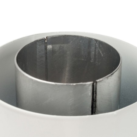 The chimney element coaxial stout SCA-6010-230190, adapter for a corner boiler 90 °, 60/100-4
