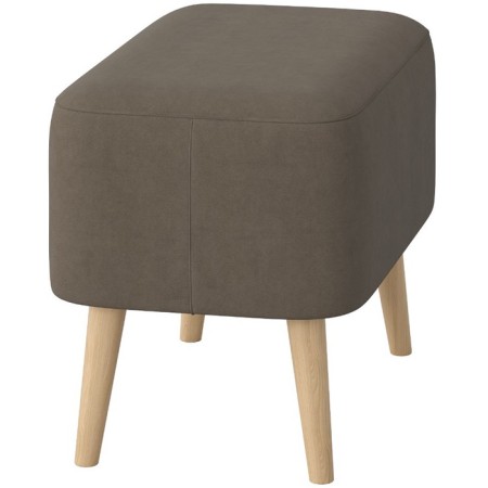 Mono Bange, 640 × 390 × 460 mm, velor, nut color-3