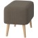 Mono Bange, 640 × 390 × 460 mm, velor, nut color