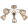 Lamp on the ESCADA rod, 1129/5p. 5x60W, e27, 590x590x290 mm, color gold