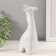 Souvenir Ceramics "Giraffe. Ethnic patterns" White aged 8x5x18.5 cm