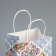 Gift package for a bottle, packaging, "festive", white craft, 13 x 36 x 10 cm