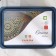 The baking sheet is rectangular, h = 6.1 cm, d = 23 cm, l = 30 cm, with a lid, anti -stick coating, blue color