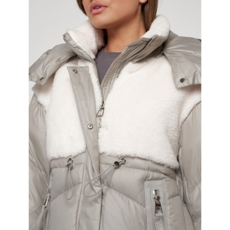 Winter jacket, size 50, light brown color-10