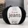 Yarn "jeans" 55% cotton, 45% acrylic 160m/50g (53 black)