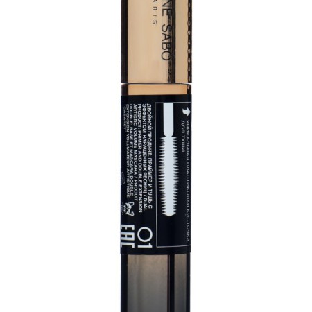 Mascara with the effect of extended eyelashes and primer 2v1 vivienne sabo tone 01, 20 g-1