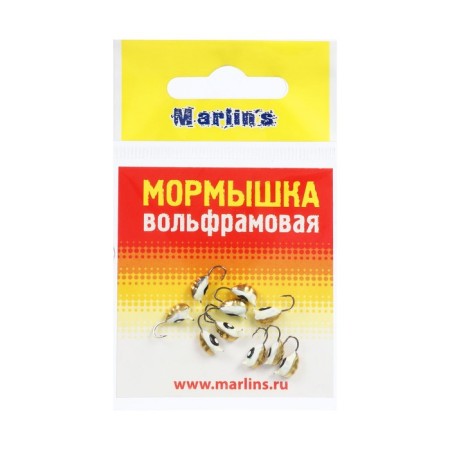 Mormyshka tungsten Marlin’s Vyatka larva No. 2, 10 pcs-1