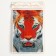 Diamond mosaic with full filling on the canvas "Tiger", 15 x 21 cm
