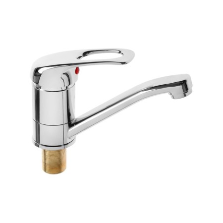 Kitchen mixer "White Polodezi" A443-15 TYE-2109, single-leaf, pour 150 mm, chrome