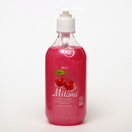 Milana liquid cream ripe cherries with a dispenser, 500 ml-3