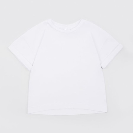 Children's T -shirt Amarobaby Stripe, height 128 cm, white color-8