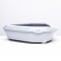 Corner toilet with a frame 55*45*13 cm, gray