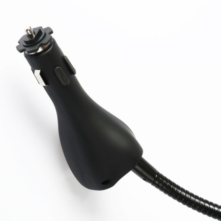 Carline holder in a cigarette lighter with a long rod with a cigarette lighter nest and 2xusb-2