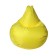 Armchair - a bag "drop s", diameter 85 cm, height 130 cm, yellow color