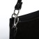 Salm-free bag of cross-bodi with a zipper, black color