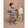 Sweater Children's Knitted Amarobaby Warm, height 92 cm, brown color