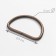 Semi -ring for bags, d = 25 mm, thickness - 2 mm, antique color