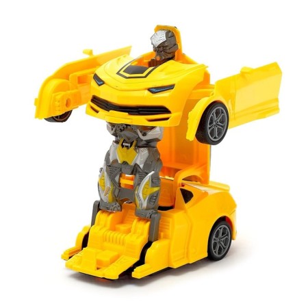 Robot Radio -controlled "Autobot", transforms, works from batteries, mix-5