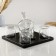 Mini -bar skull, on a stand, skeleton - 750 ml, glasses - 130 ml, 28.5 x 28.5 x 18.5 cm
