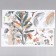 Sticker Plastic Interior color "Vase on a column in the garden" set 2 sheets 30x90 cm