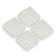 Claims for washing machines, square, 4 pcs