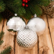 Set of balls plastic D-8 cm, 5 pcs 