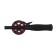 Winter fishing rod, neoprene handle, length 33 cm, red color, HFB-34
