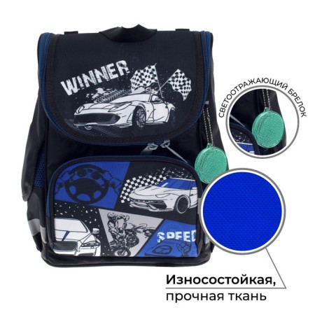 School Standard School, 34 x 25 x 13 cm, calligrata m "Cars"-1