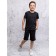 Shorts for a boy, height 104 cm, black color