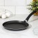 Pancake pan LITE, D = 22 cm, plastic handle, anti -stick coating, black color