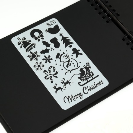Photo album Brauberg Black, size 21x30 cm, 40 black sheets-12
