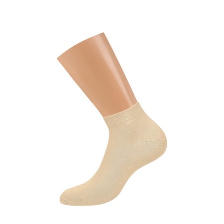 Women's socks shortened mini cotone, size 35-38, color Beige-1