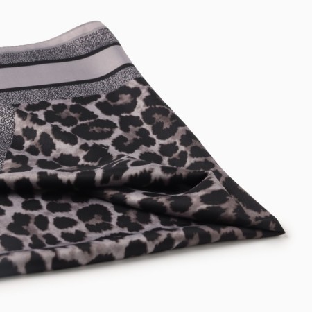 Women's scarf minku rr 70*70 cm, col. grey-1