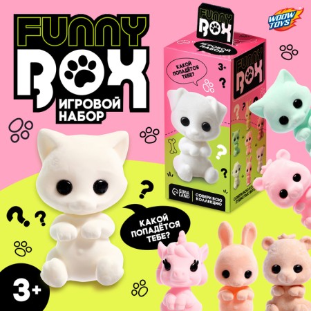 Game set Funny Box "Fluffy animals", color mix