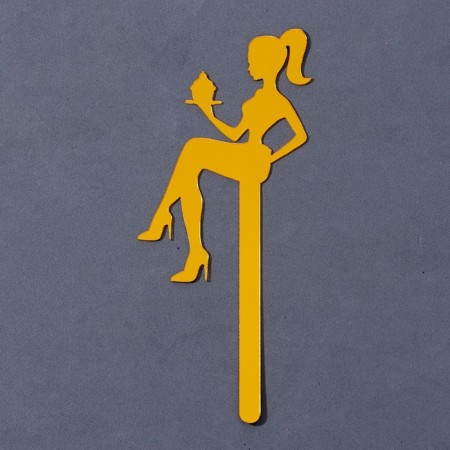Topper acrylic "Girl", 15 cm-1
