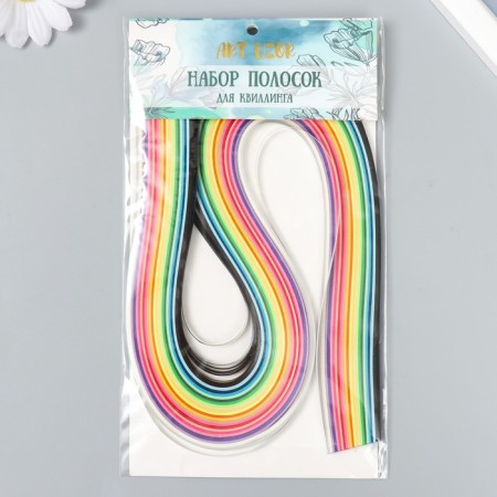 Strips for Quilling "Color" (NR 240 strips) Width 0.3 cm length 54 cm 26x11x0.5 cm-5