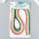 Strips for Quilling "Color" (NR 240 strips) Width 0.3 cm length 54 cm 26x11x0.5 cm