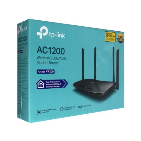 Wi-Fi Router TP-Link Archer VR300, 1167 Mbps, 4 ports 100 Mbps, black-4