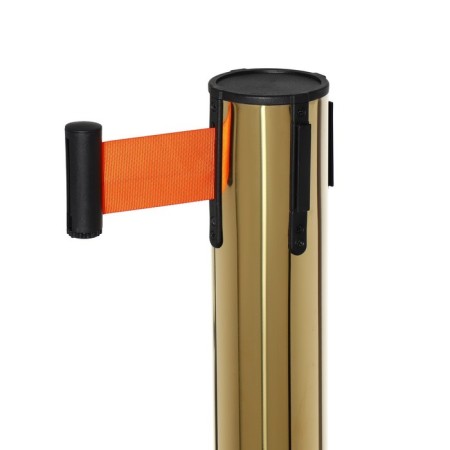 The rack fence stand with exhaust ribbon-470cm orange, height-90cm, D-11sm, floor D-35cm-1