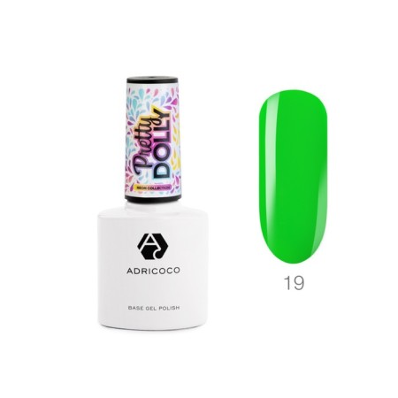 ADricoco Pretty Dolly, No. 19 Neon Green, 8 ml