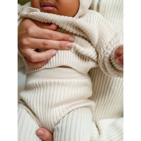 Pants knitted children's amababy pure love comfy, height 98, milk color-12