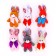 Soft toy "Bunny with a bow" with a payetkmy, on a suction cup, the color of a mix