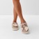 Women's slippers, size 36-37, brown color