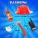 Set of game "Fireman", 5 items, apron