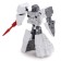Shattl robot, transforms, with metal elements